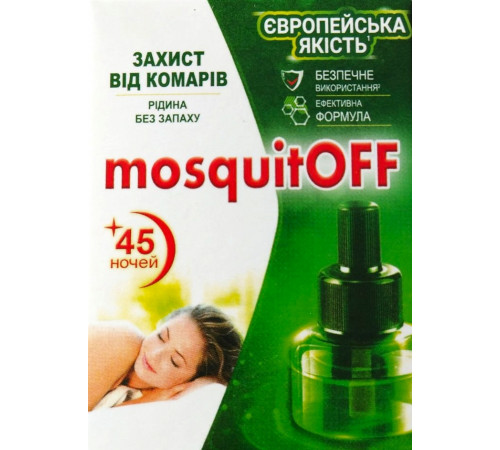 Рідина від комарів MosquitOff 45 ночей Рідина від комарів MosquitOff 45 ночей
