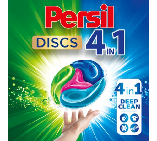 Гелевые диски Persil Discs 4 in 1 Deep Clean Color 38 шт (цена за 1 шт)