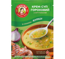 Крем-суп Гороховий Daryna зі смаком Курка з крутонами 18 г