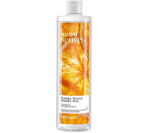 Гель для душа Avon Senses Orange Twist 500 мл