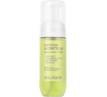 Пінний тонер Hollyskin Matcha & Centella для зменшення видимих ознак подразнення 150 мл