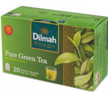 Чай зеленый Dilmah Pure Green Tea 20 пакетиков 30 г