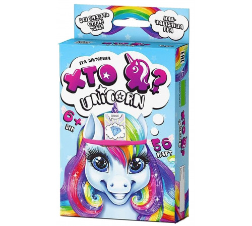 Настільна гра вікторина HIM-05-01U міні Хто Я? Unicorn