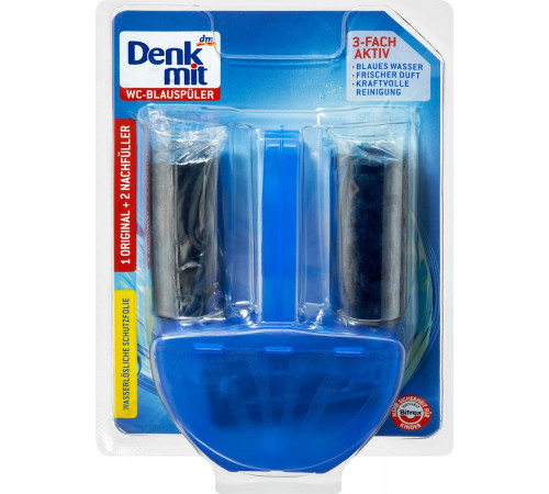 Підвісний туалетний блок Denkmit Blauspuler 3 x 40 г