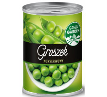 Горошек консервированный зеленый Green Garden 400 г