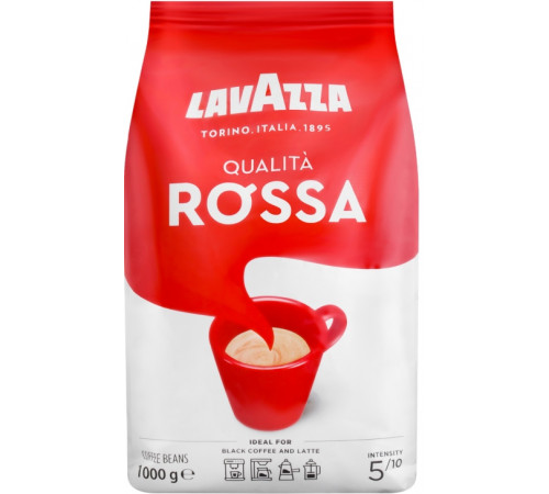 Кава в зернах Lavazza Qualita Rossa 1 кг