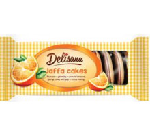 Печенье Delisana с желе со вкусом апельсина  в какао бисквите 135 г
