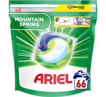 Гелеві капсули для прання Ariel Pods  Mountain Spring 66 шт (ціна за 1 шт)