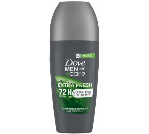 Дезодорант кульковий чоловічий Dove Extra Fresh 72H 50 мл