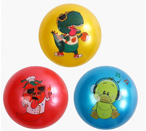 М\'яч гумовий Звірята F 43235 d-18 см в асортименті