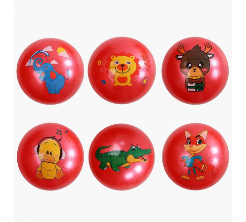 М\'яч гумовий Звірята F 43235 d-18 см в асортименті