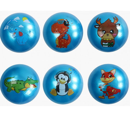 М\'яч гумовий Звірята F 43235 d-18 см в асортименті