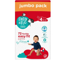 Підгузки-трусики Fred&Flo Easy Fit Jumbo Pack 4 (8-15 кг) 72 шт