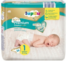 Підгузки Lupilu Soft Premium 1 (2-5 кг) 26 шт
