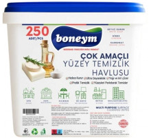 Вологі серветки для прибирання Boneym Марсельське мило 250 шт