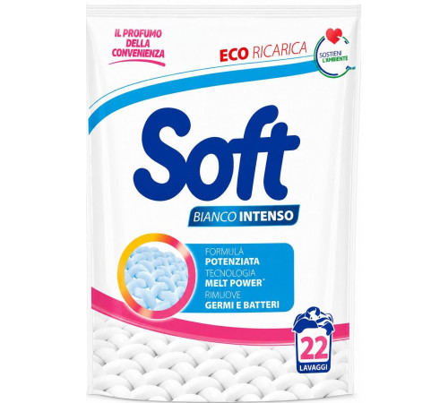 Пральний порошок Soft Bianco Intenso 1,1 кг 22 цикли прання