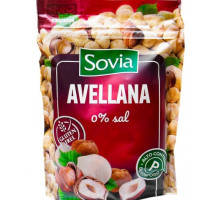Лесной орех жареный без соли Sovia Avellana 0% sal 200 г