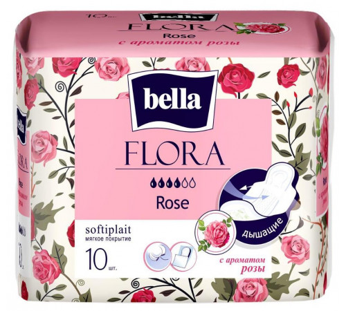 Гігієнічні прокладки Bella Flora Rose 10 шт