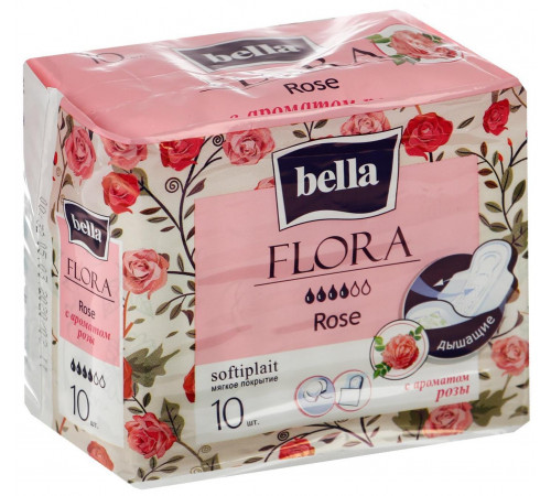 Гигиенические прокладки Bella Flora Rose 10 шт