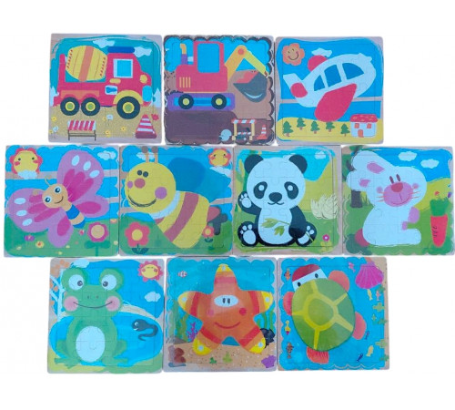 Дерев'яна гра С73260 Рамка-вкладиші