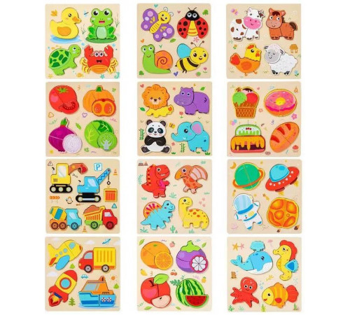 Дерев'яна гра С75637 Рамка-вкладиші