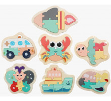 Дерев'яна гра С65104  Рамка-вкладиші