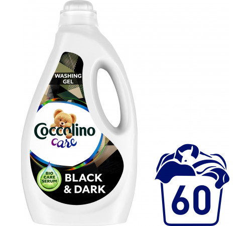 Гель для прання Coccolino Black & Dark 2.4 л 60 циклів прання