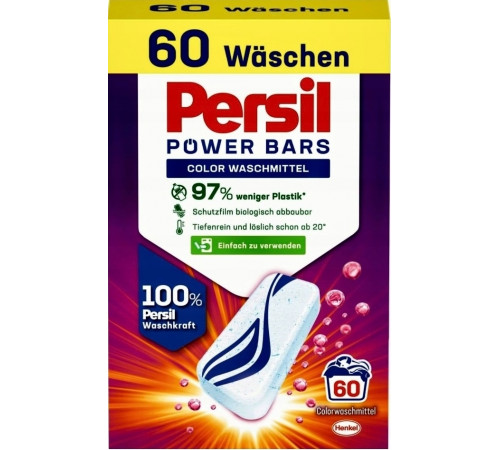 Таблетки для прання Persil Power Bars Color 60 шт (ціна за 1 шт)