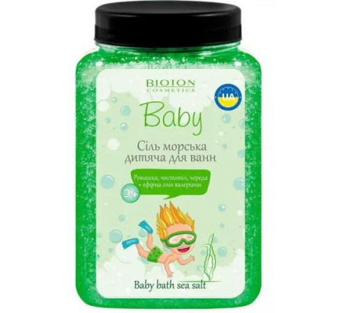 Детская морская соль для ванны Bioton Cosmetics Биотошка 750 г