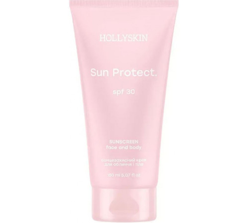 Сонцезахисний крем для обличчя та тіла Hollyskin Sun Protect SPF 30 150 мл Сонцезахисний крем для обличчя та тіла Hollyskin Sun Protect SPF 30 150 мл