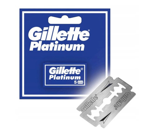 Леза двосторонні Gillette Platinum 5 шт