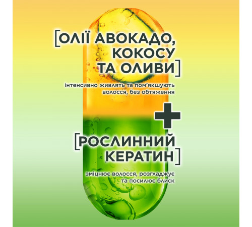 Бальзам для волосся Garnier Fructis Потрійне відновлення 200 мл