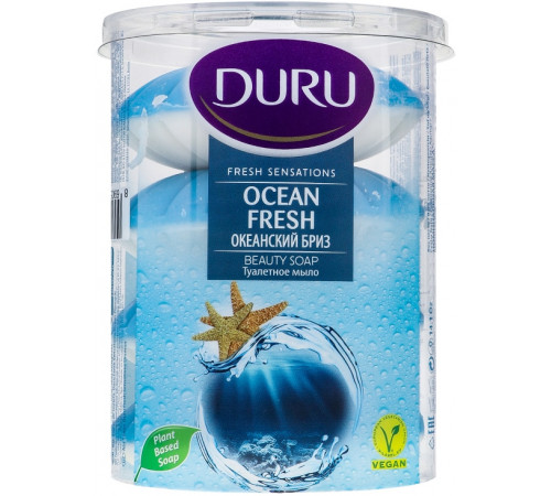 Мыло Duru Fresh Sensations Океан 4 шт х 100 г