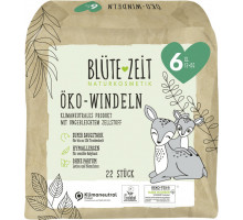 Еко-підгузки Blute Zeit  6 (13+кг) 22 шт