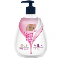 Мыло жидкое TEO Rich Milk Soft Care дозатор 400 мл