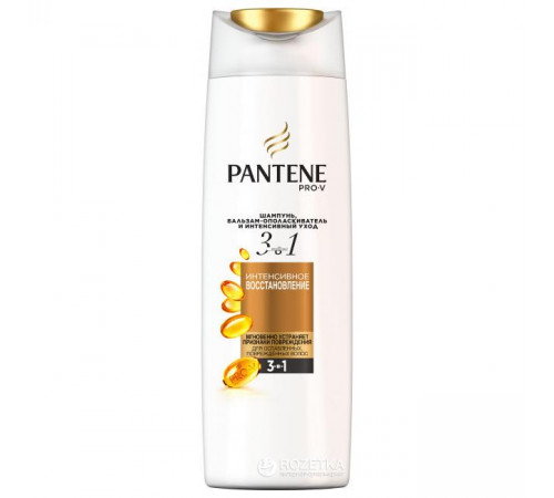 Шампунь и бальзам-ополаскиватель для волос Pantene Pro-V 3 в 1 Интенсивное восстановление 360 мл