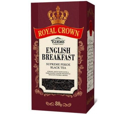 Чай черный Edems Royal Crown Английский завтрак 80 г