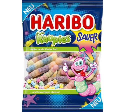 Конфеты желейные Haribo Raupies 160 г