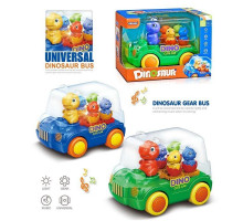 Машинка музична М 07 А Dinosaur (звук, підсвітка, обертаються шестерні)