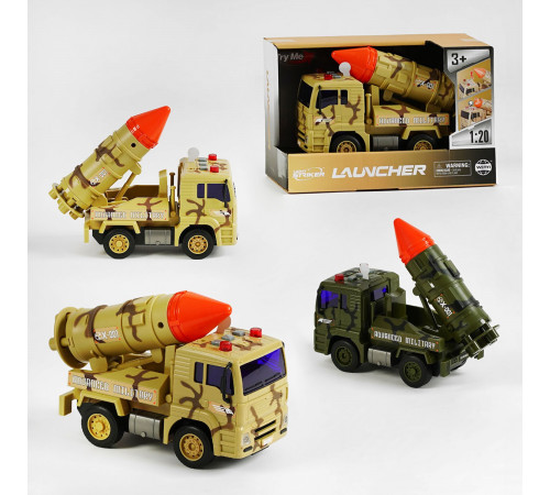 Машина військова WY440 C/441 С (звук, світло, інерція, рухомі елементи) в коробці