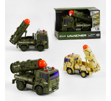 Машина військова WY 440 B/441 B (звук, світло, інерція, рухомі елементи) в коробці