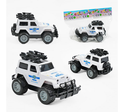 Джип 7722 Police (звук, підсвічування, інерція)