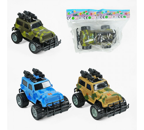 Джип 7711 Військова машина (звук, підсвічування, інерція)