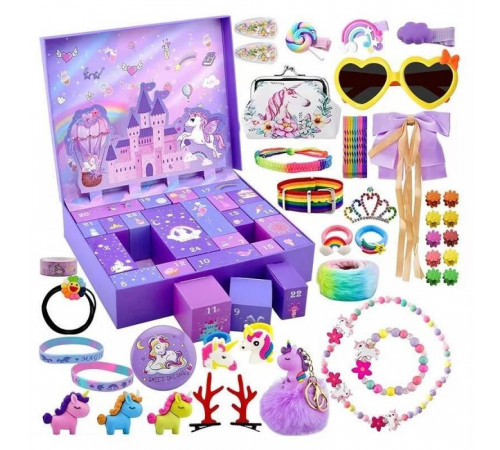 Адвент-календар QC 065 Merry Christmas 24 віконця (прикраси, аксесуари)