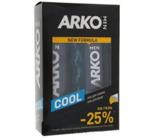 Подарочный набор Аrko мужской Сool. Пена для бритья Аrko Сool 200 мл + Гель для душа Аrko Сool 250 мл