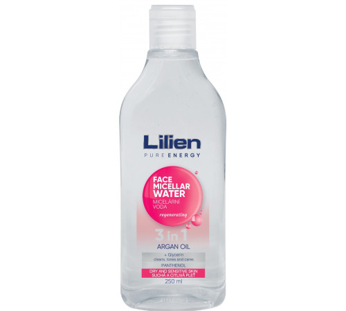 Міцелярна вода для обличчя Lilien з Аргановою Олією 250 мл