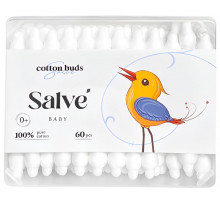 Ватні палички дитячі Salve Baby коробка 60 шт