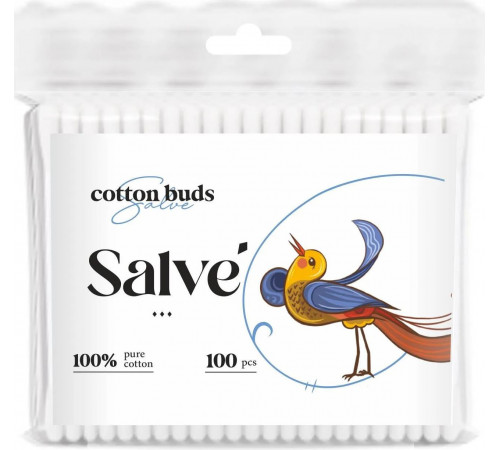 Ватні палички Salve пакет 100 шт