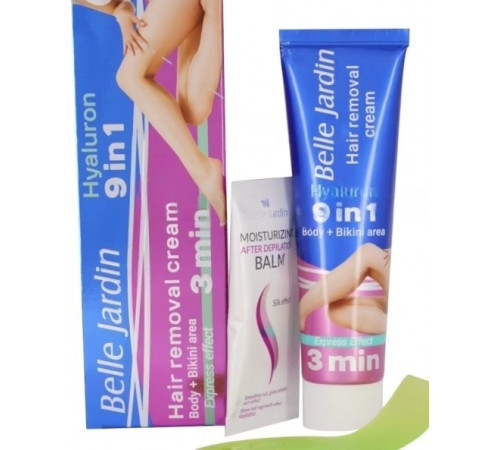 Крем для депіляції Belle Jardin 9 в 1 з Гіалуроновою кислотою 100 мл
