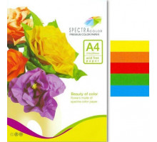 Бумага офисная цветная Spectra А-4 80г/м2 5 цветов по 20 листов